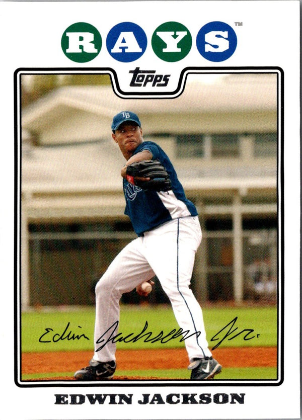 2008 Topps Edwin Jackson #354