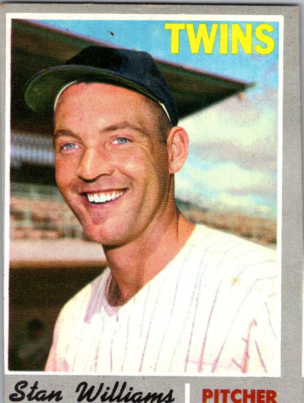 1970 Topps Stan Williams #353 EX-MT+