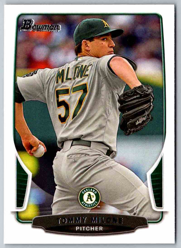 2013 Bowman Tommy Milone #118