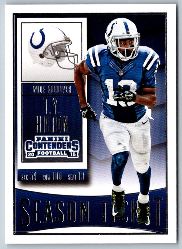 2015 Panini Contenders T.Y. Hilton #31