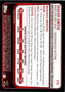 2011 Bowman David Ortiz