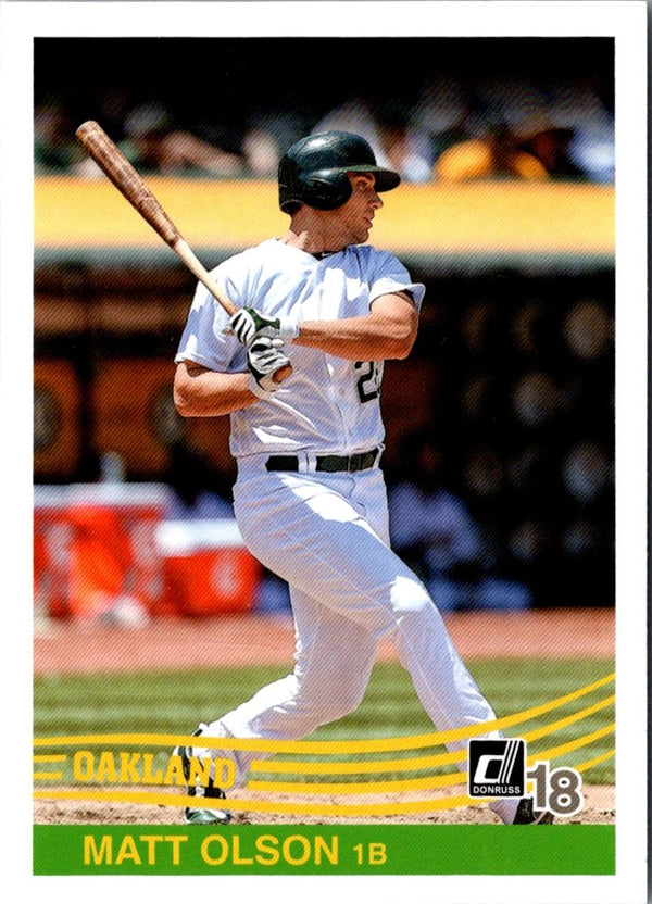 2018 Donruss Matt Olson #255