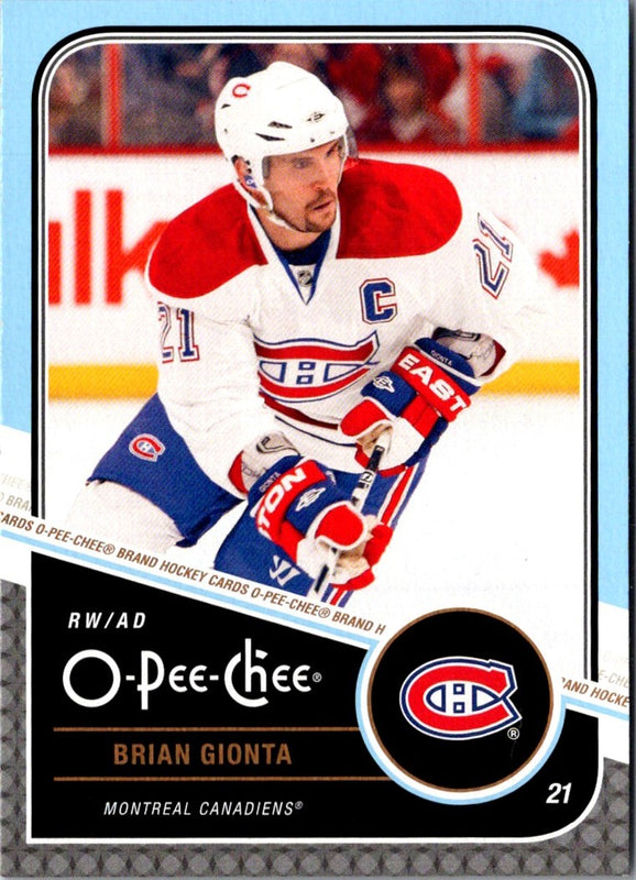 2011 O-Pee-Chee Brian Gionta #45