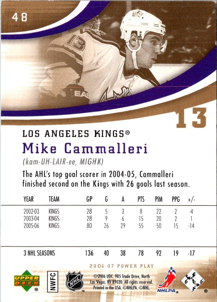 2006 Upper Deck Power Play Mike Cammalleri