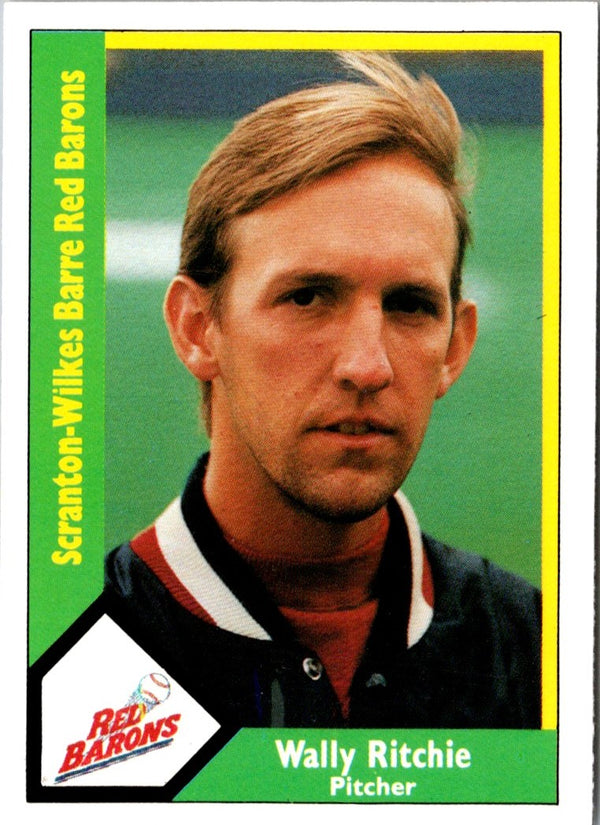 1990 CMC Scranton Red Barons Wally Ritchie #6