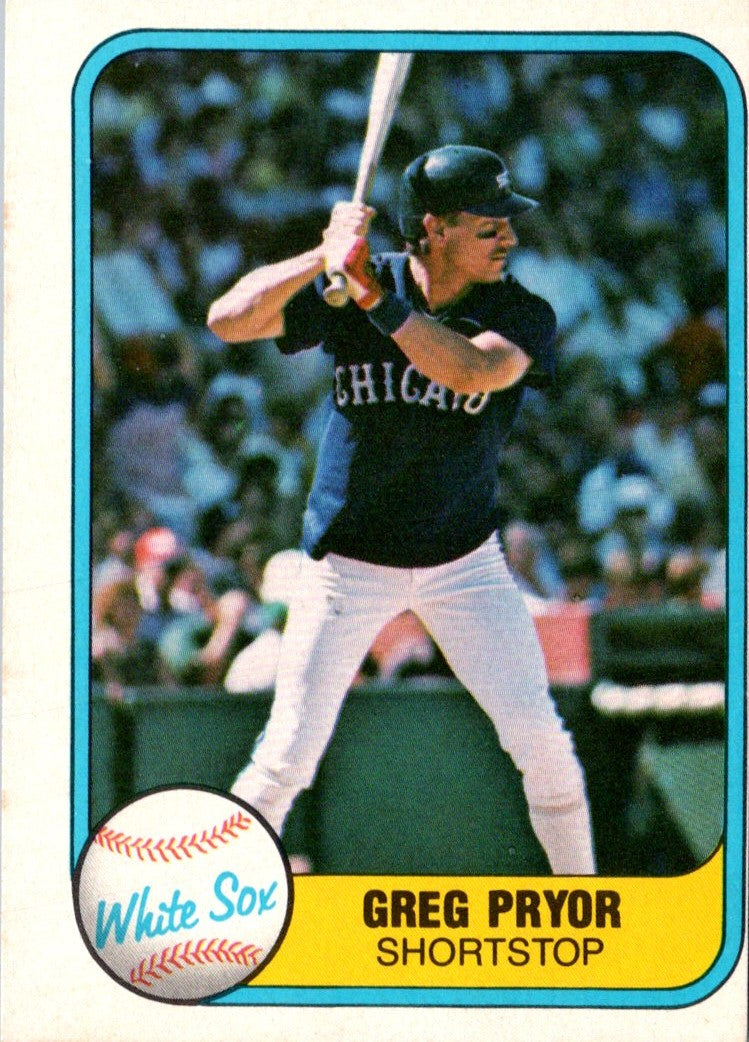 1981 Fleer Greg Pryor