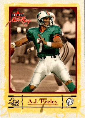 2004 Fleer Sweet Sigs A.J. Feeley #42