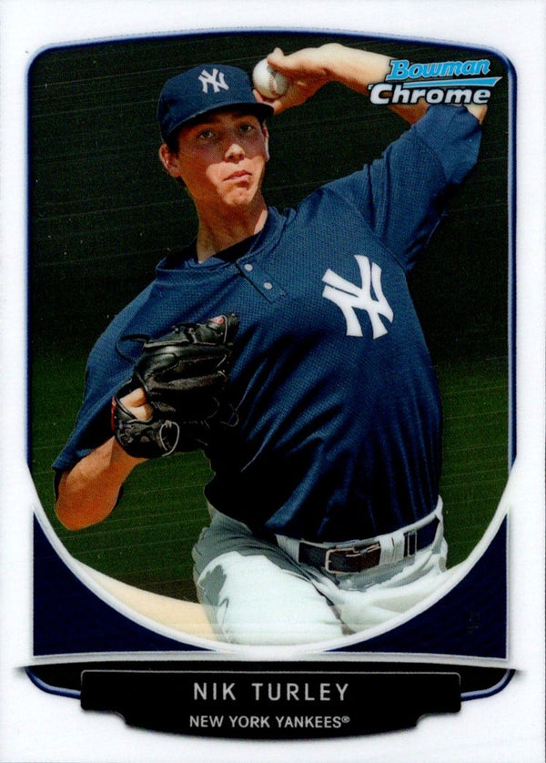 2013 Bowman Chrome Prospects Nik Turley #BCP146