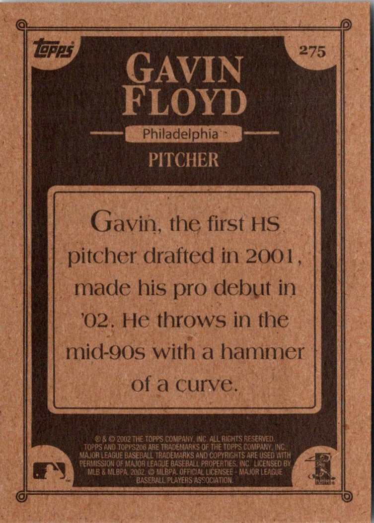 2002 Topps 206 Gavin Floyd