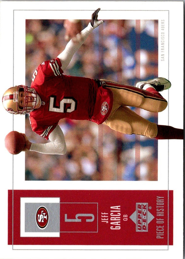 2002 UD Piece of History Jeff Garcia #84