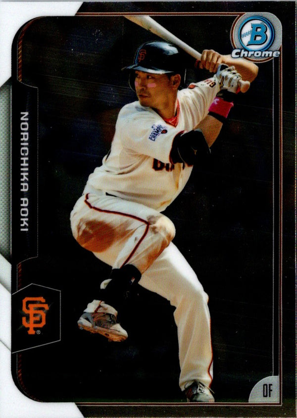 2015 Bowman Chrome Norichika Aoki #101