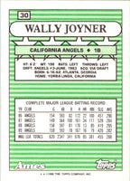 1990 Topps Ames All-Stars Wally Joyner #30