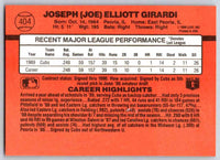 1990 Donruss Joe Girardi #404