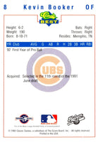 1992 Classic Best Huntington Cubs Kevin Booker #8