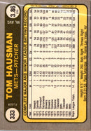 1981 Fleer Tom Hausman