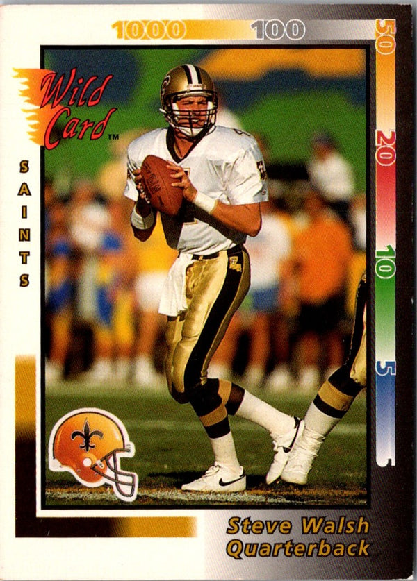 1992 Wild Card Steve Walsh #216