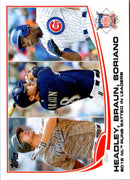 2013 Topps Ryan Braun/Alfonso Soriano/Chase Headley