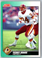 1991 Score Terry Hoage #33T