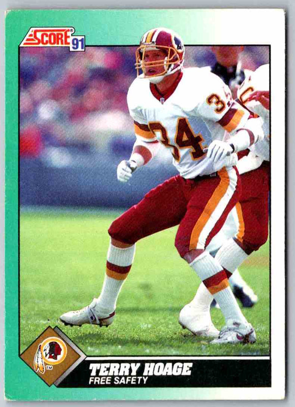 1991 Score Terry Hoage #33T