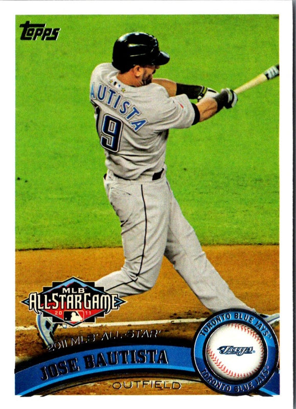 2011 Topps Update Target Red Border Jose Bautista #US10