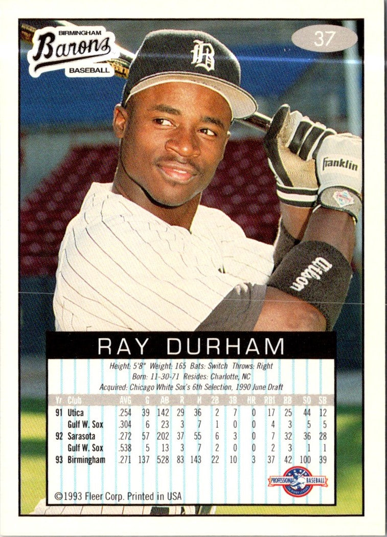 1993 Fleer Excel Ray Durham