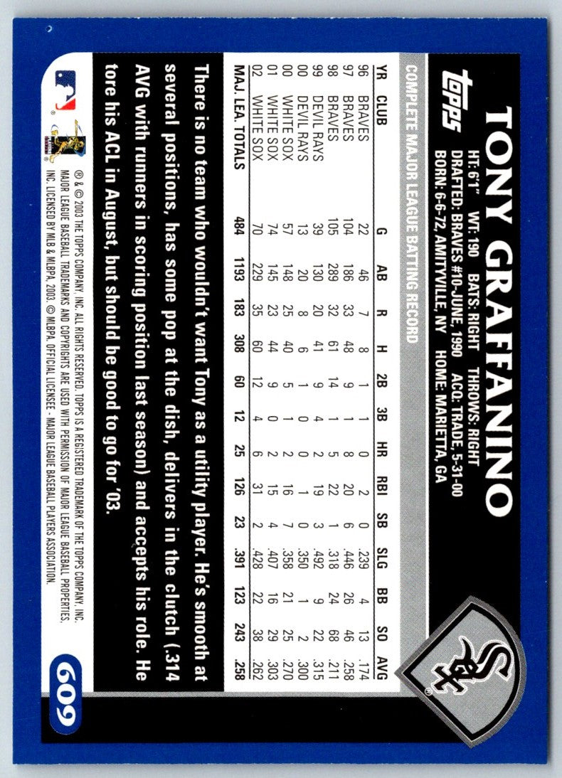 2003 Topps Tony Graffanino