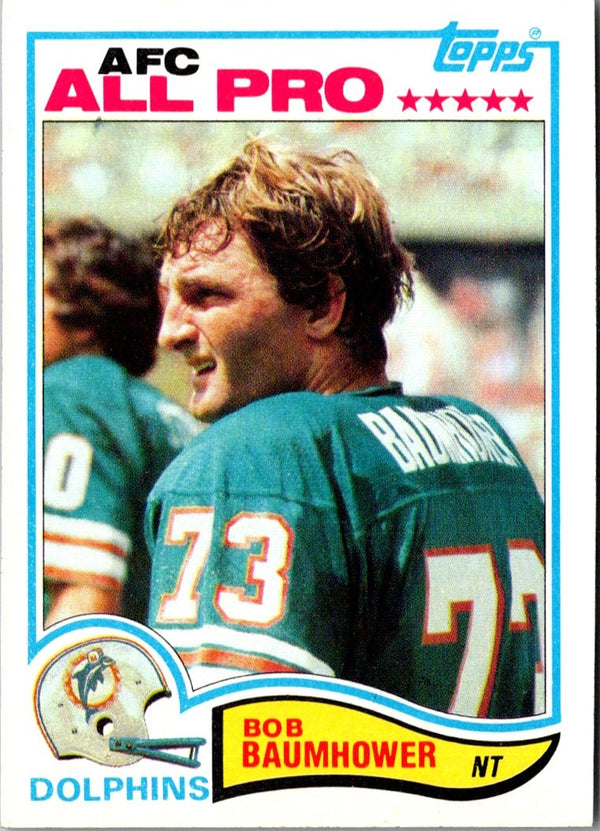 1982 Topps Bob Baumhower #126