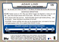 2012 Bowman Chrome Adam Lind #179