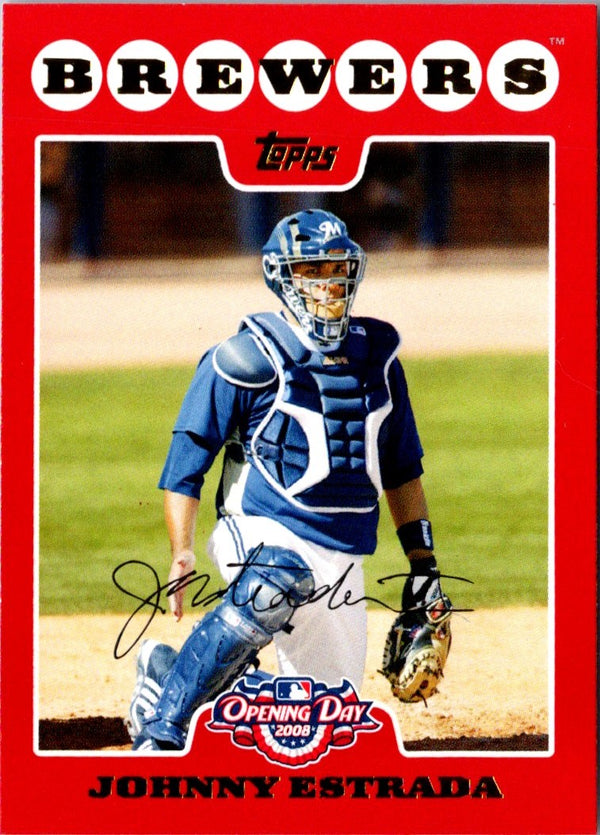 2008 Topps Opening Day Johnny Estrada #61