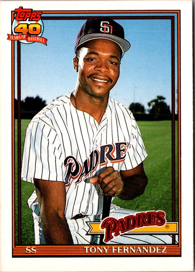 1991 Topps Traded Tony Fernandez