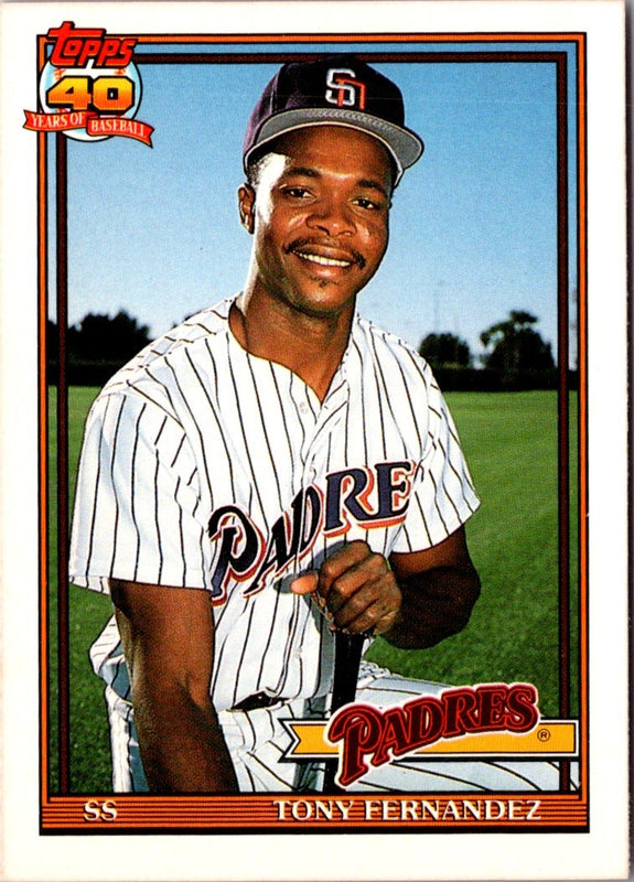 1991 Topps Traded Tony Fernandez #41T