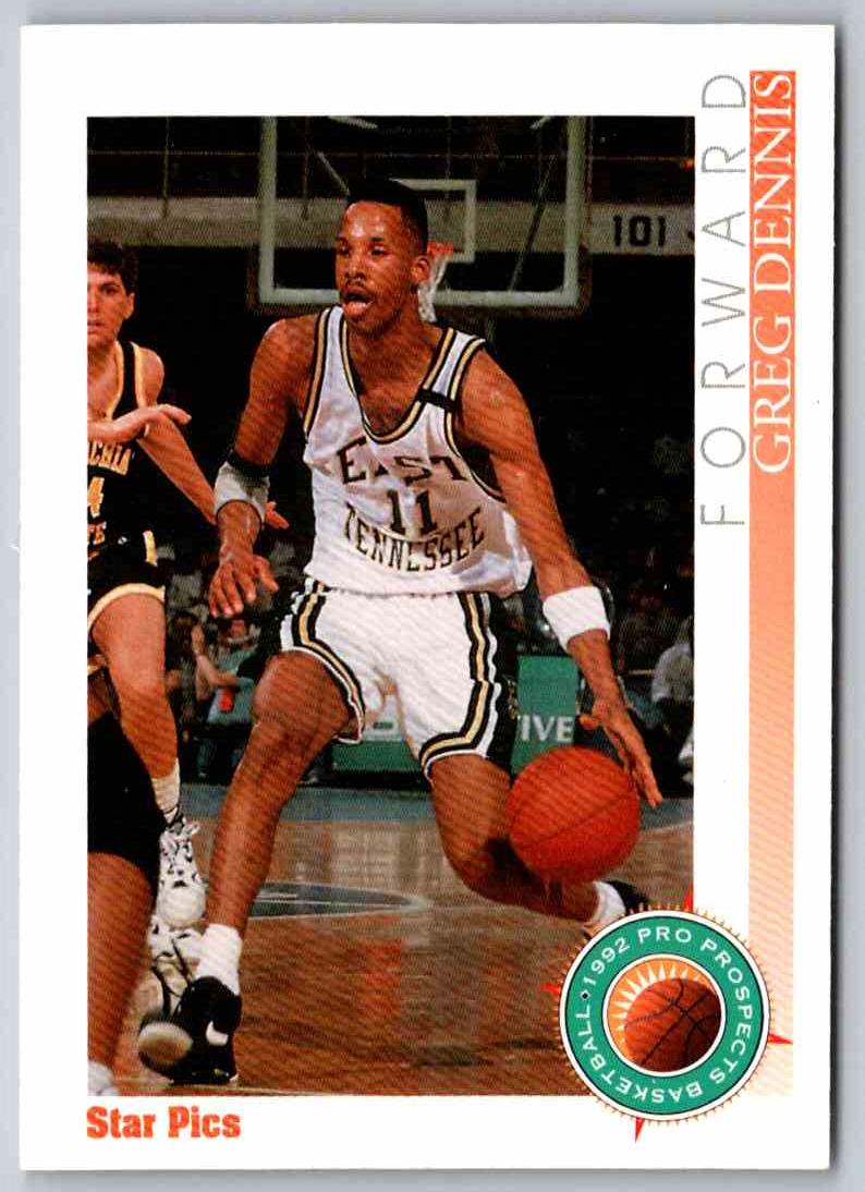 1992 Star Pics Greg Dennis