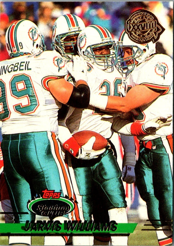 1993 Stadium Club Super Teams Bowl Jarvis Williams #474