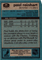 1981 Topps Paul Reinhart #28