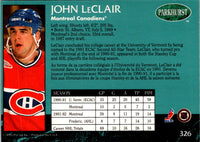 1992 Parkhurst French John LeClair #326