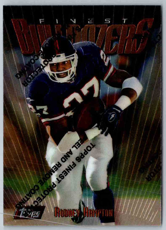 1997 Topps Finest Football Rodney Hampton #44