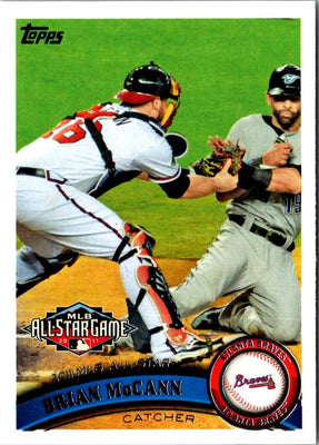 2011 Topps Update Target Red Border Brian McCann #US4