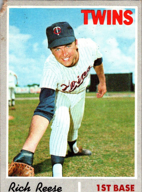 1970 Topps Rich Reese #404 EX-MT+