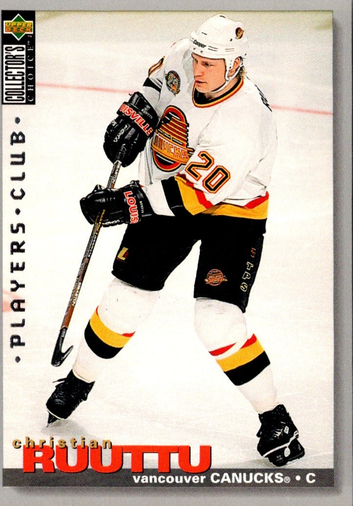 1995 Collector's Choice Player's Club Christian Ruuttu