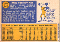 1970 Topps Dave Boswell #325 EX-MT+