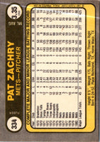 1981 Fleer Pat Zachry #334