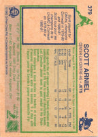1983 O-Pee-Chee Scott Arniel #379 Rookie