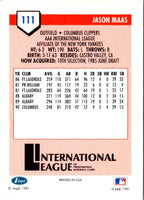 1991 Line Drive AAA Jason Maas #111