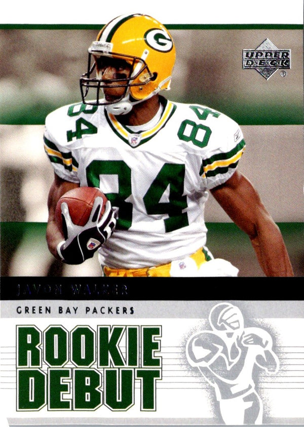 2005 Upper Deck Rookie Debut Javon Walker #36