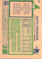 1983 O-Pee-Chee Keith Crowder #47