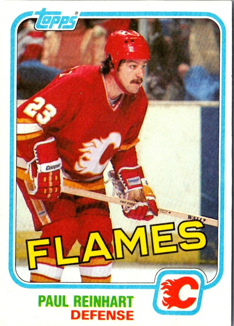 1981 Topps Paul Reinhart