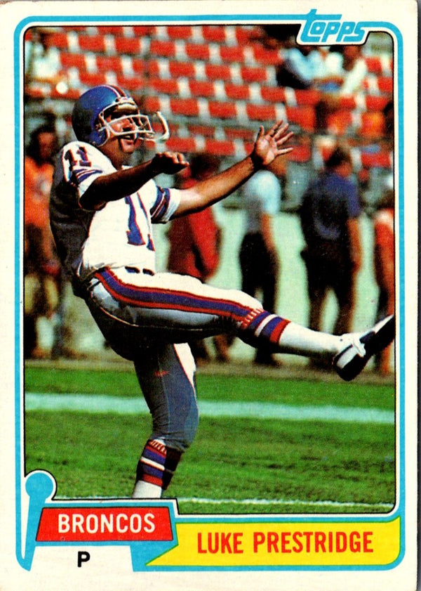 1981 Topps Luke Prestridge #164