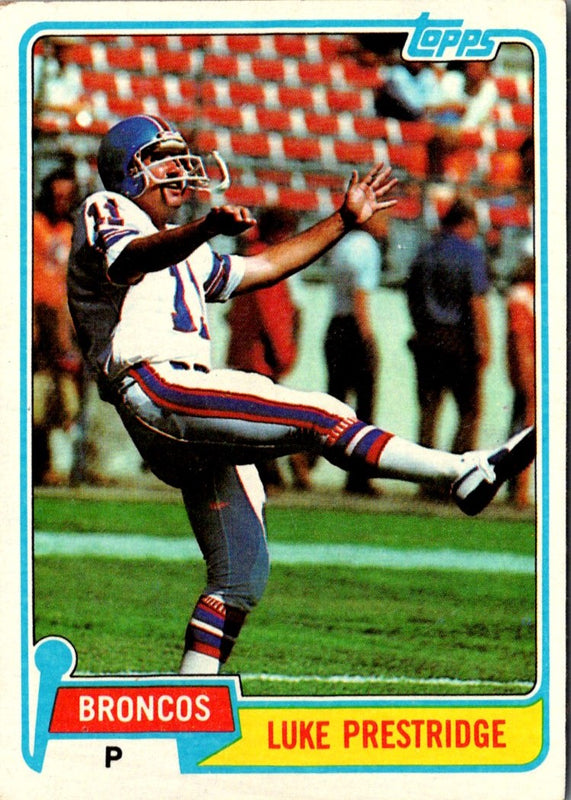 1981 Topps Luke Prestridge #164