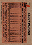 1983 Topps Larry Parrish