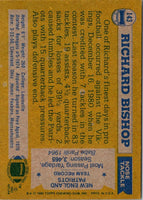 1982 Topps Richard Bishop #143